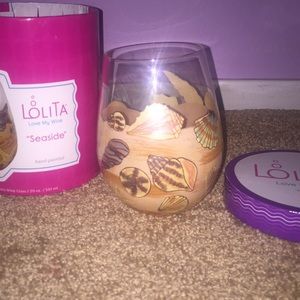 Lolita Glass sea shells NWB